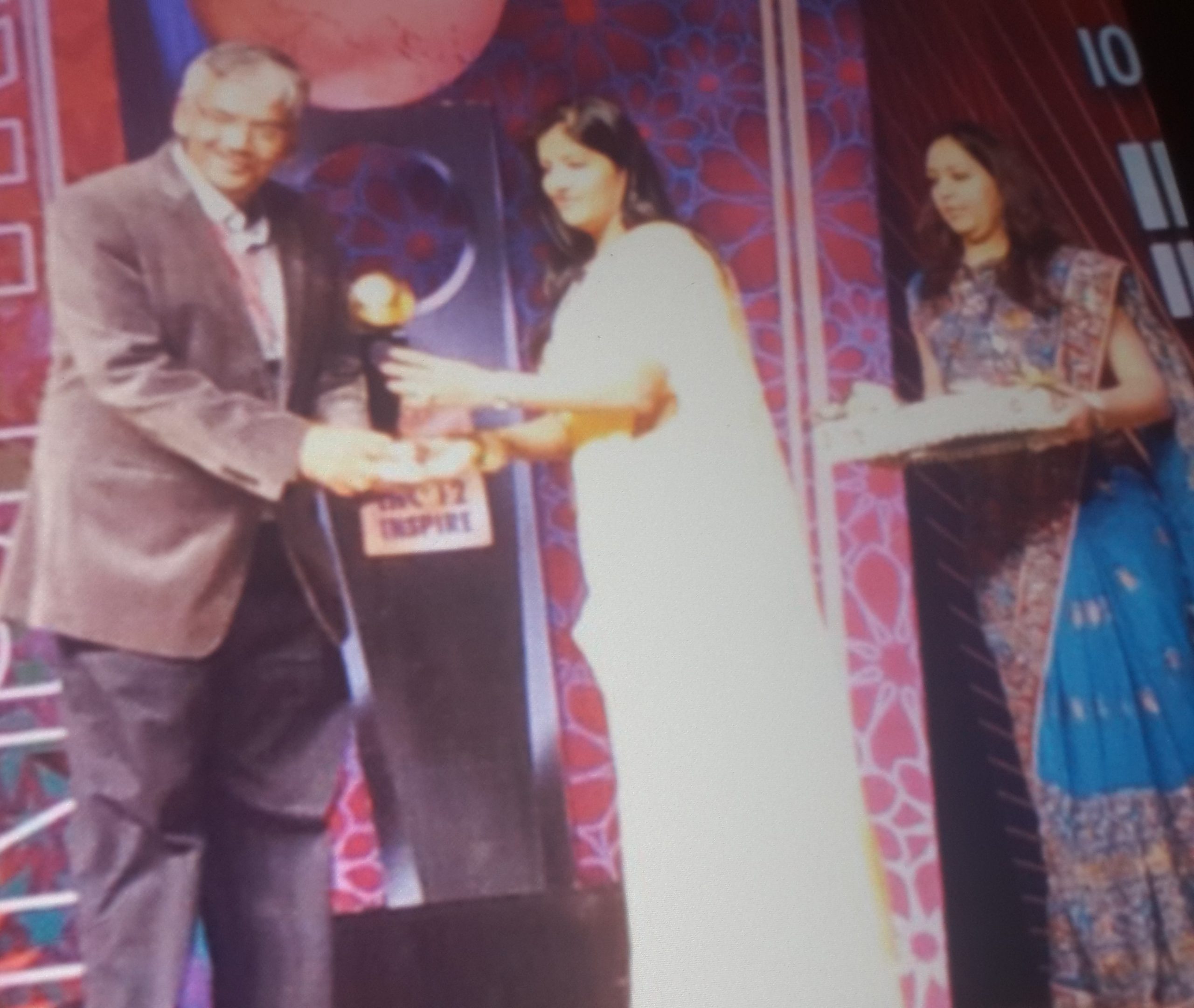 Felicitated in Mumbai for the court of the table award in 2015 