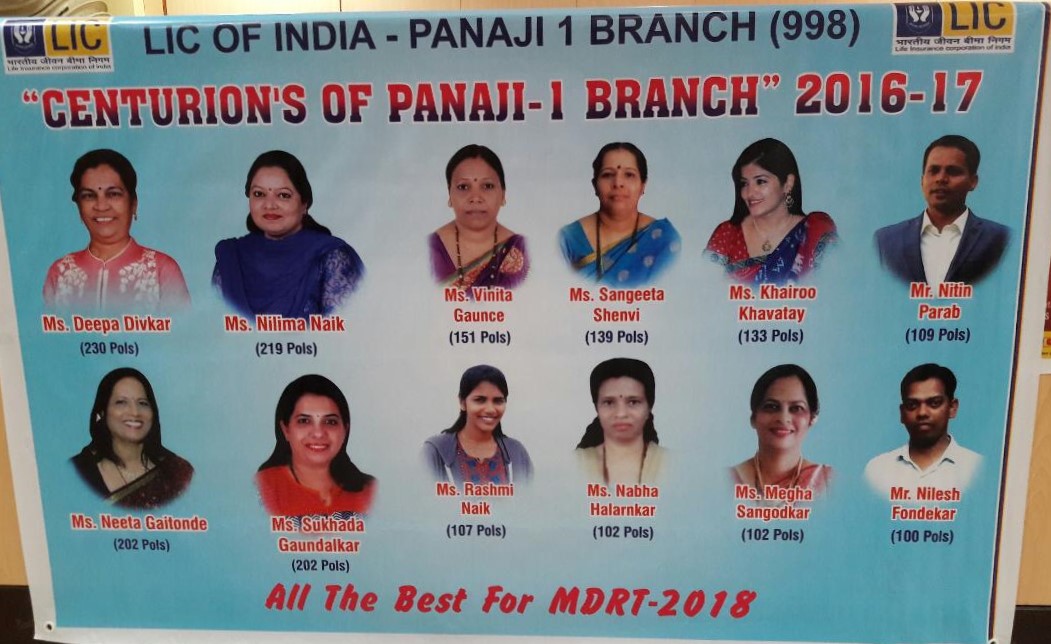 Centurion of Panaji-1 Branch 2016-2017