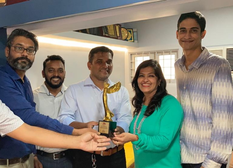 ICICI lombard felicitating for being No.1 in goa