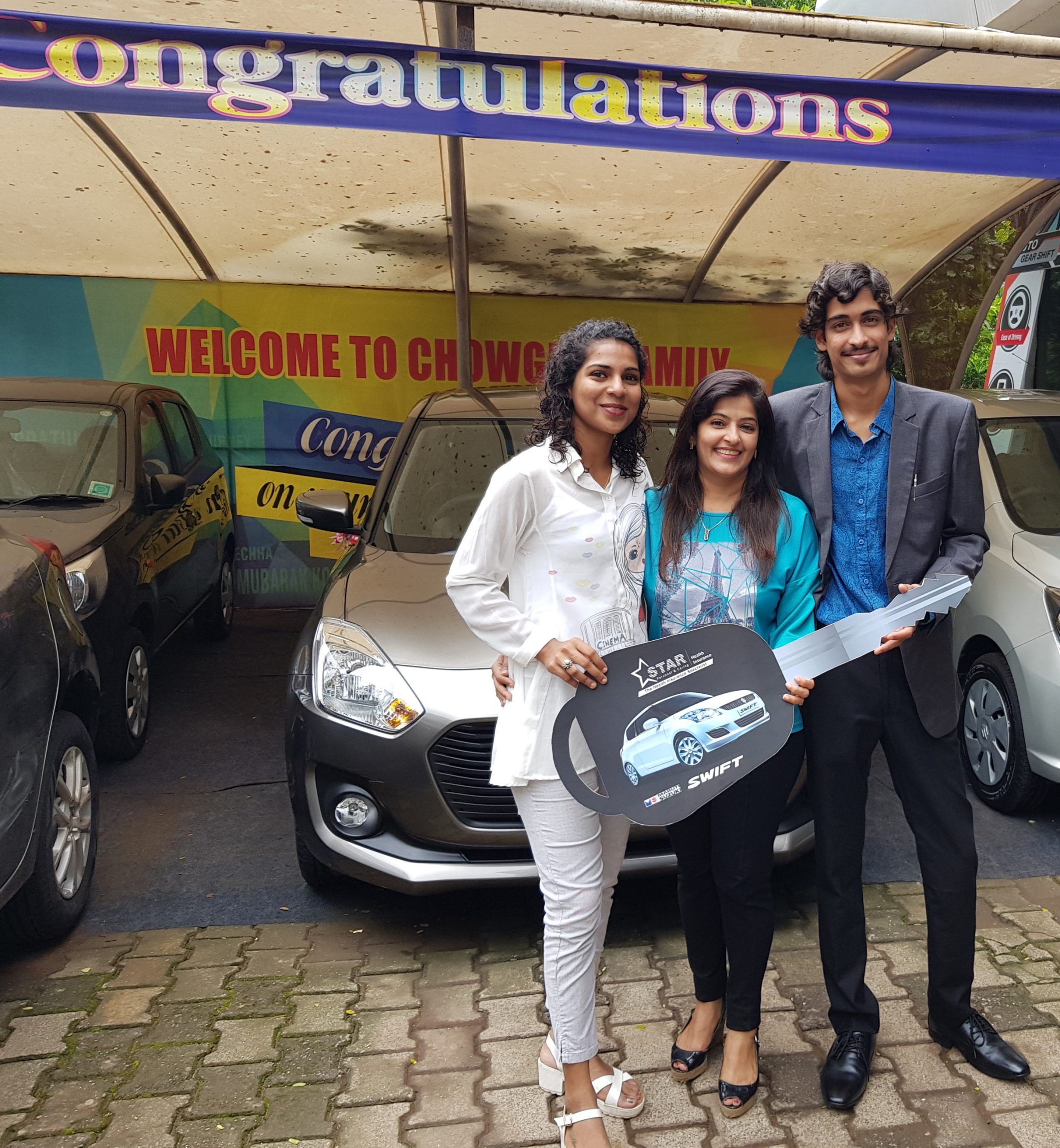 Awarded a maruti swift car for the fastest n best performance in goa 2018