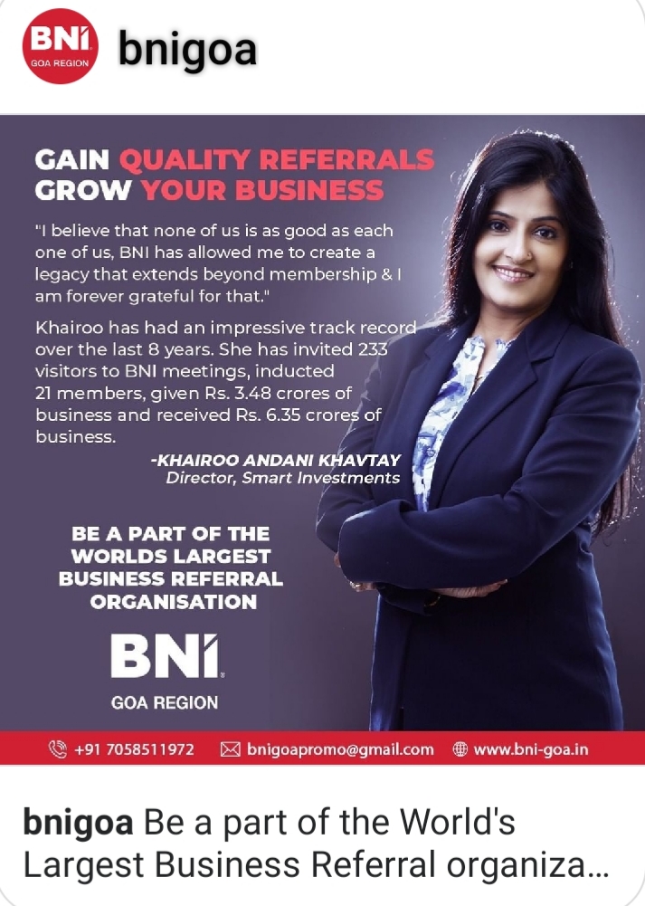 BNI poster for business promotion in the year 2020